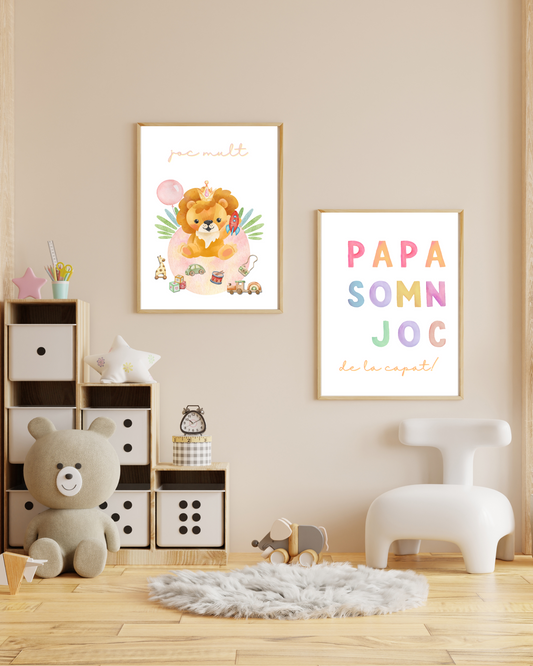 Tablou Camera Copiilor - Leuțul Jucăuș (Digital)