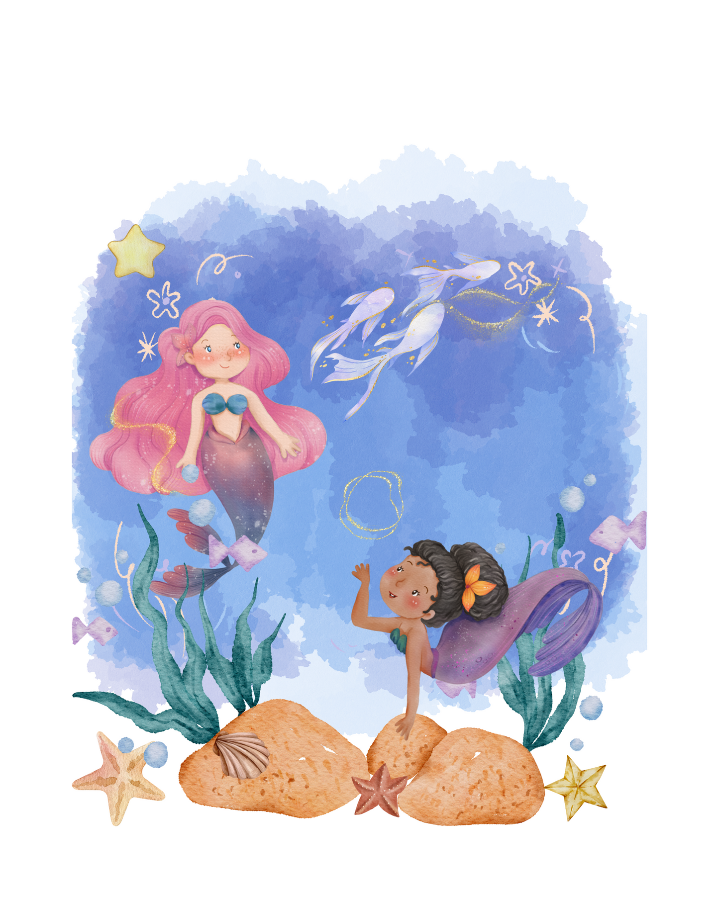 Tablou Camera Copiilor - Sirenele (Digital)