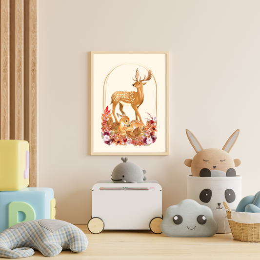 Tablou Camera Copiilor - Cerbul Falnic (Digital)