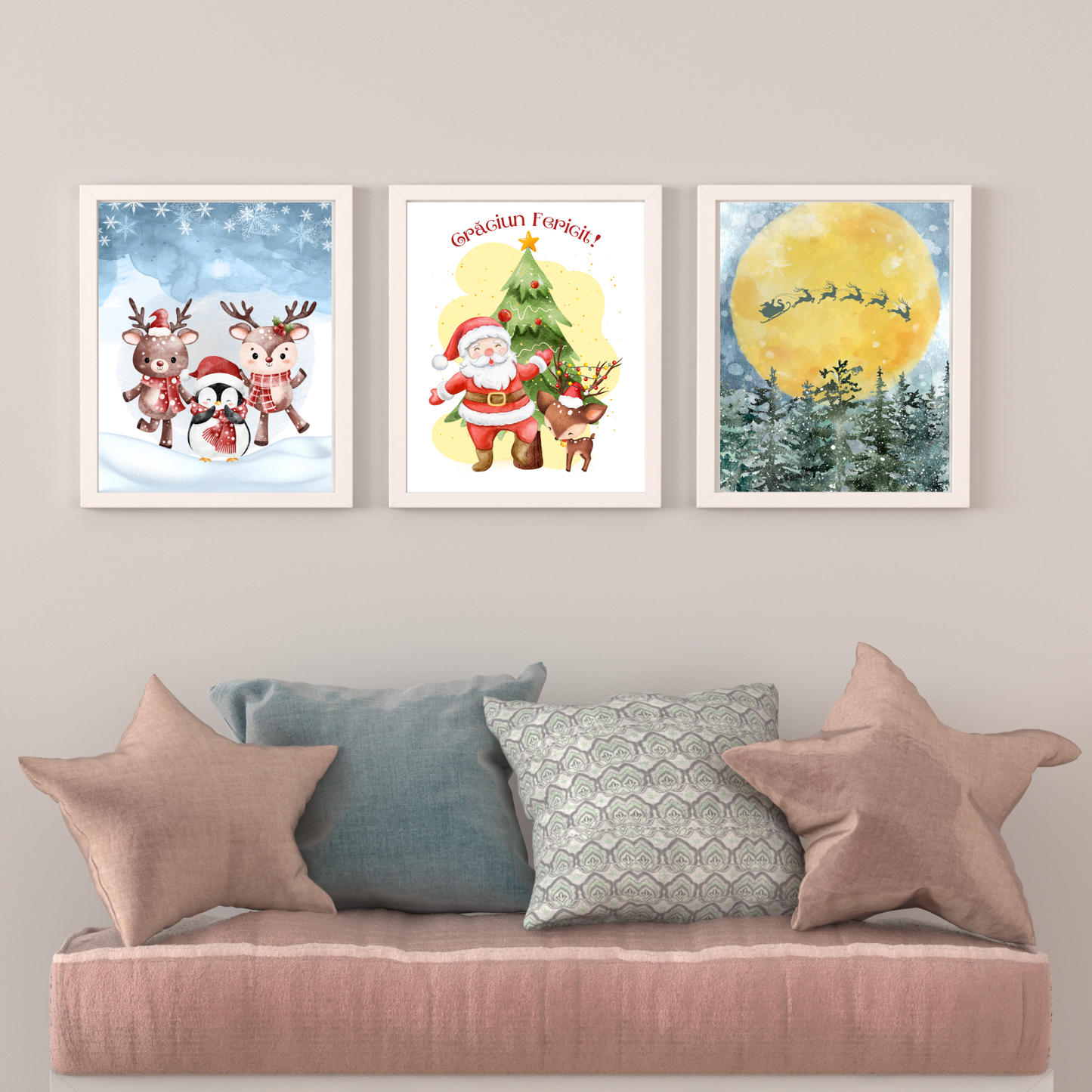 Tablou Camera Copiilor - Noaptea de Ajun (Digital)