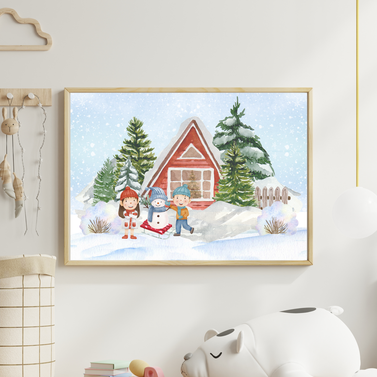 Tablou Camera Copiilor - La Săniuș (Digital)