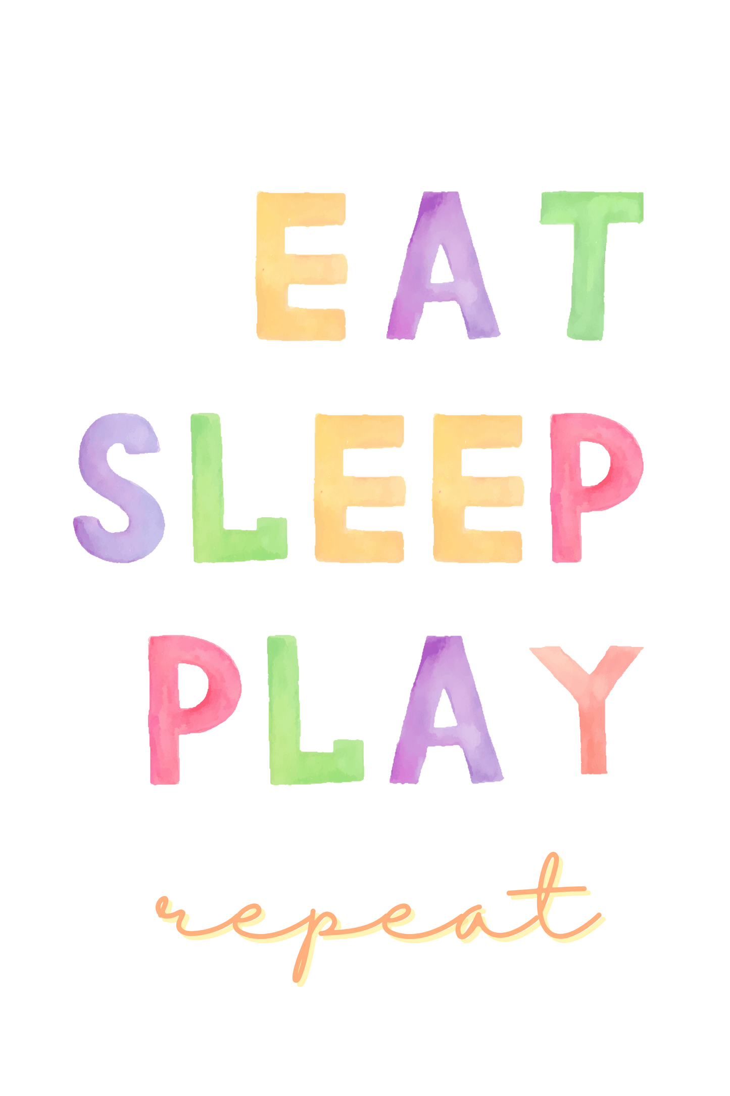 Tablou Camera Copiilor - Leuțul Text (Tipărit)