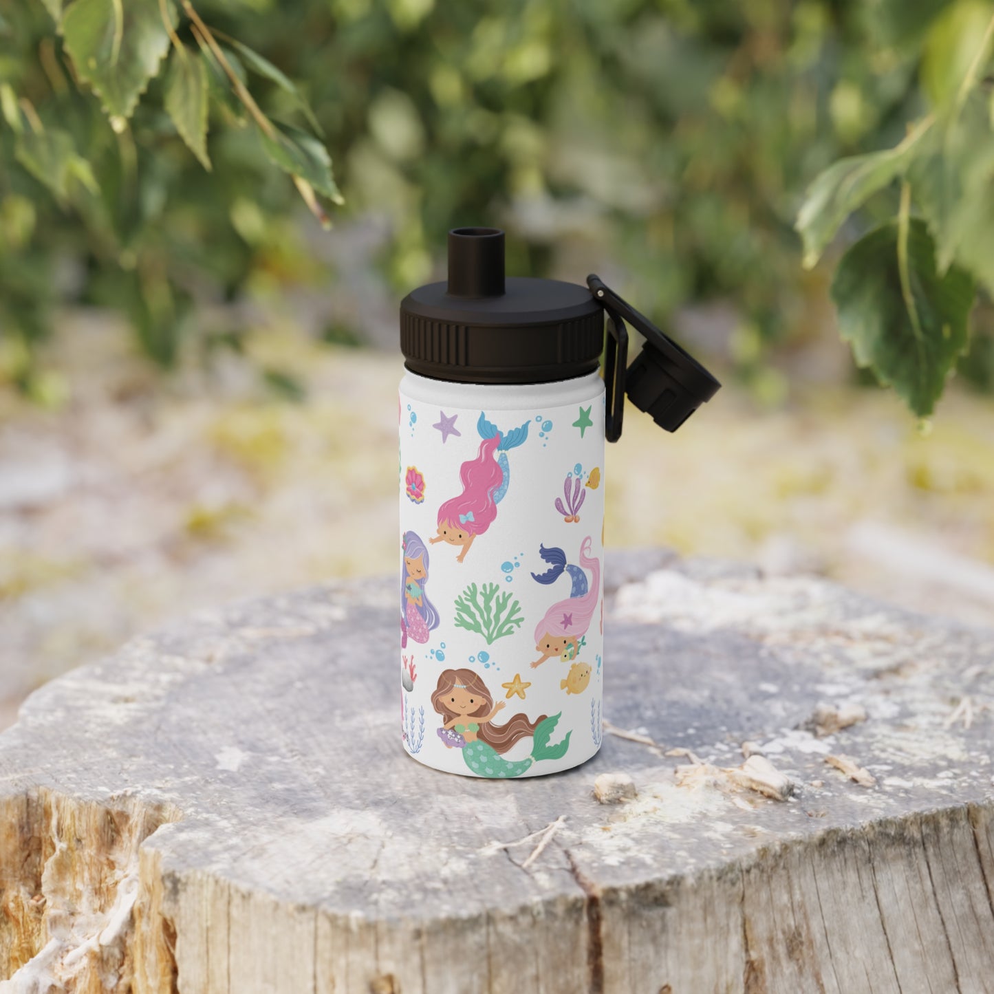 Sticlă de Apă din Oțel Inoxidabil 'Sirene' 330ml - Siguranță, Sănătate și Distracție