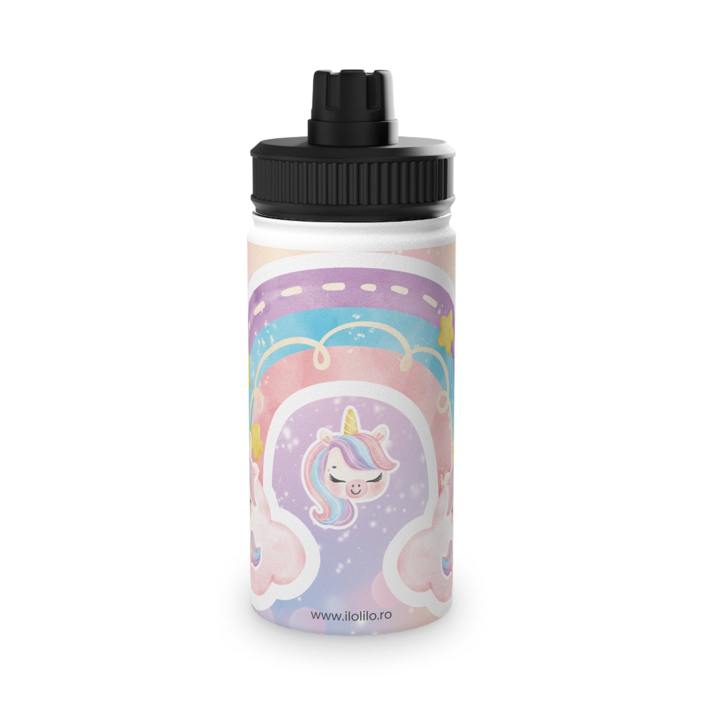 Sticlă de Apă din Oțel Inoxidabil 'Unicorn' 330ml - Siguranță, Sănătate și Distracție