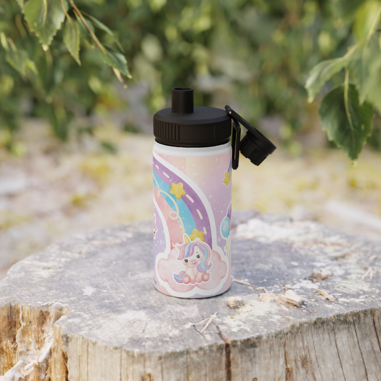 Sticlă de Apă din Oțel Inoxidabil 'Unicorn' 330ml - Siguranță, Sănătate și Distracție