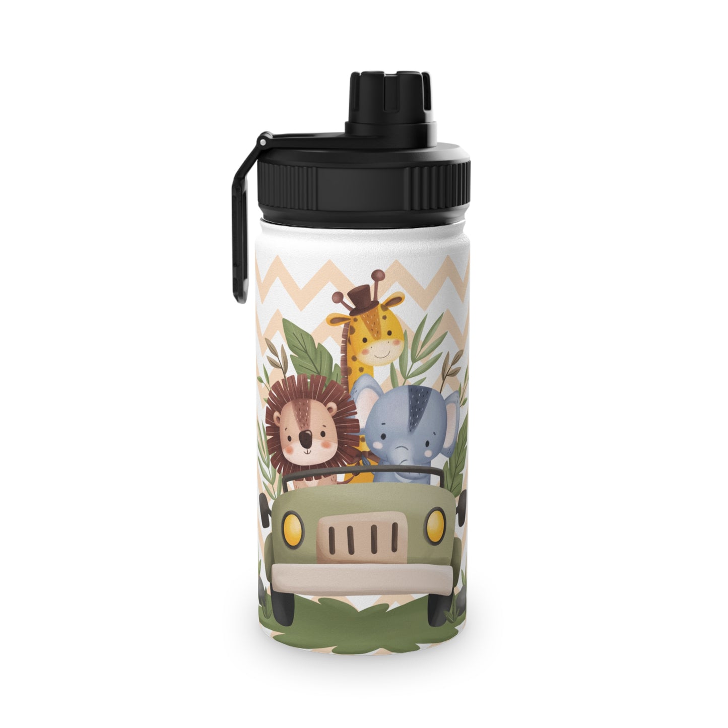 Sticlă de Apă din Oțel Inoxidabil 'Safari' 330ml - Siguranță, Sănătate și Distracție