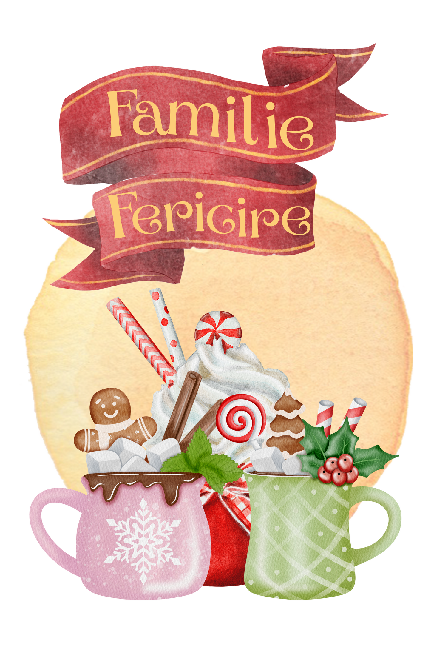 Tablou Camera Copiilor - Acasă de Crăciun (Digital)