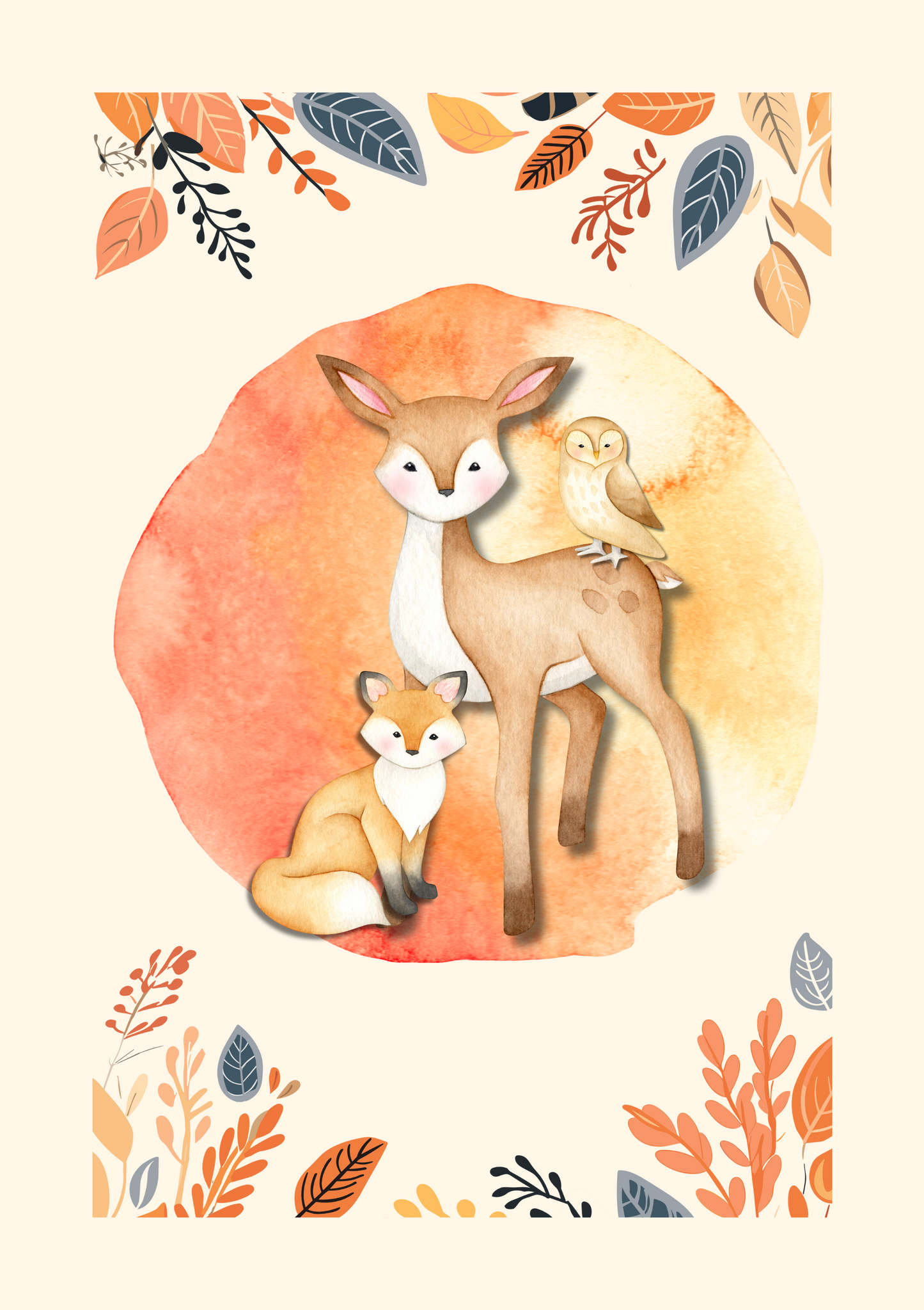 Tablou Camera Copiilor - Pădurea Fermecată (Digital)