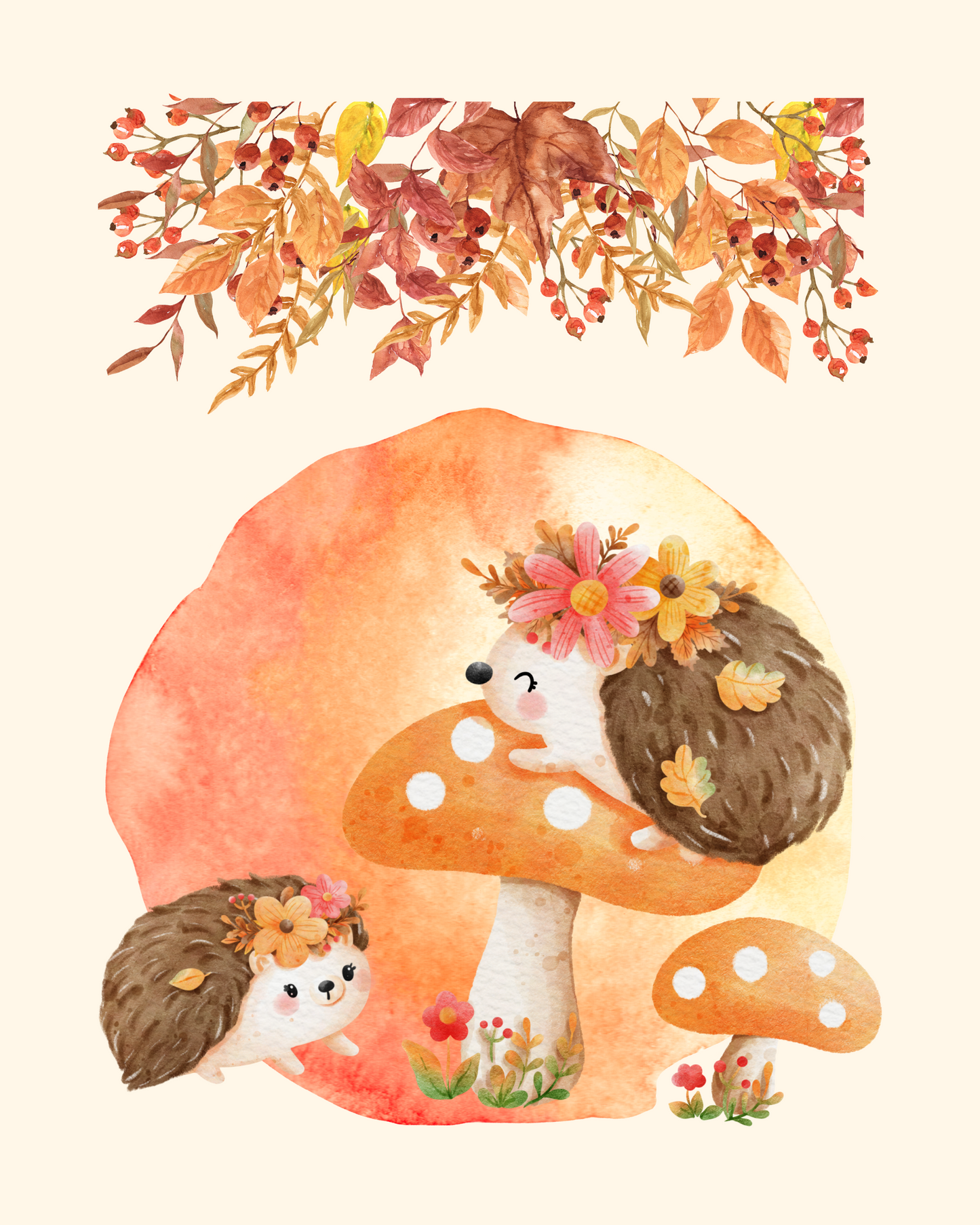 Tablou Camera Copiilor - Arici Pogonici (Digital)