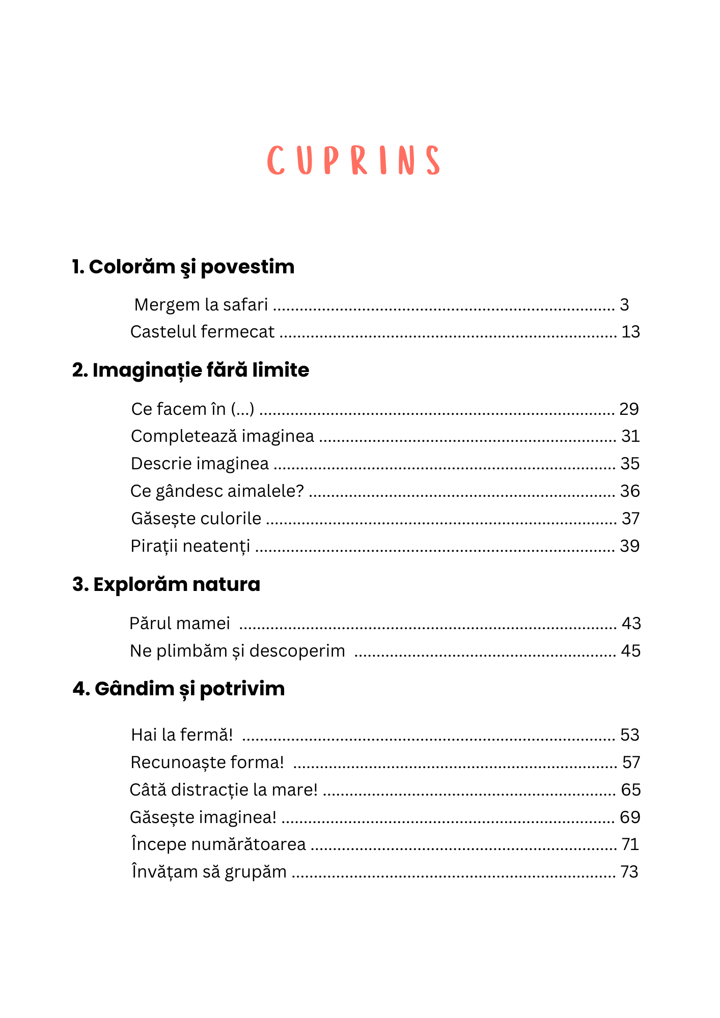 Caiet de Activități - Vara