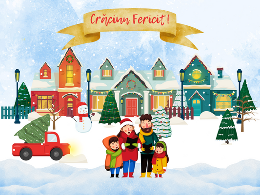 Tablou Camera Copiilor - Colindătorii (Tipărit)