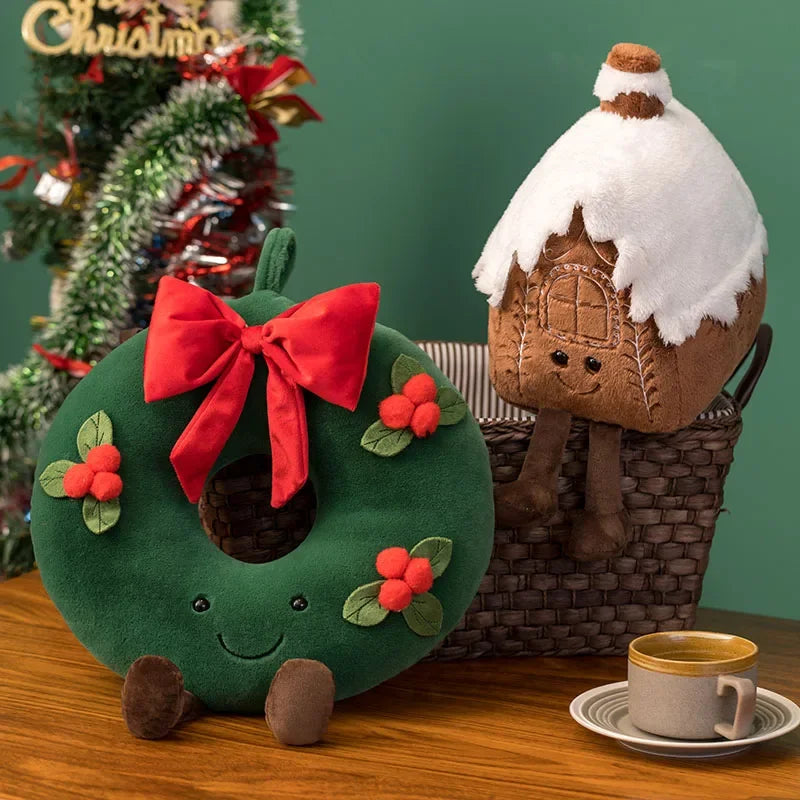 Decoratiuni de iarna si de Craciun sustenabile si magice, pentru cei mici si cei mari. Ideal pentru dormitorul copiilor, camera fete, camera baieti sau chiar si camera bebelusului. Coronita ghirlanda de Craciun si casa de turta dulce, casa turta dulce, casa din turta dulce