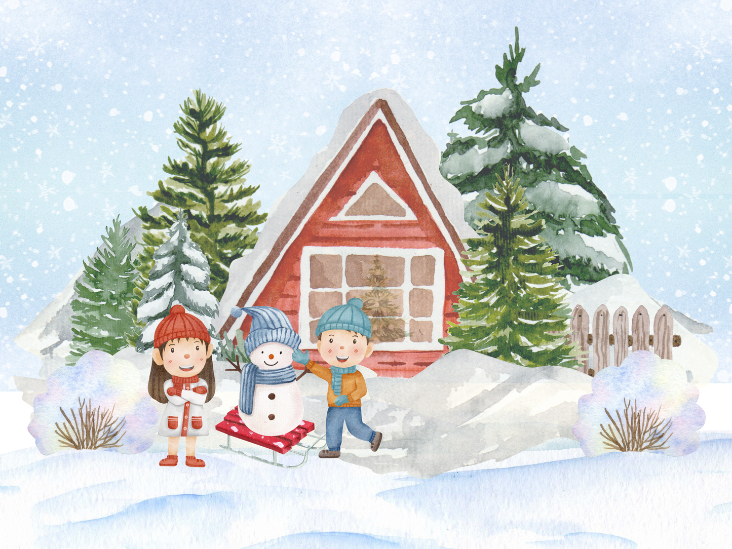 Tablou Camera Copiilor - La Săniuș (Digital)