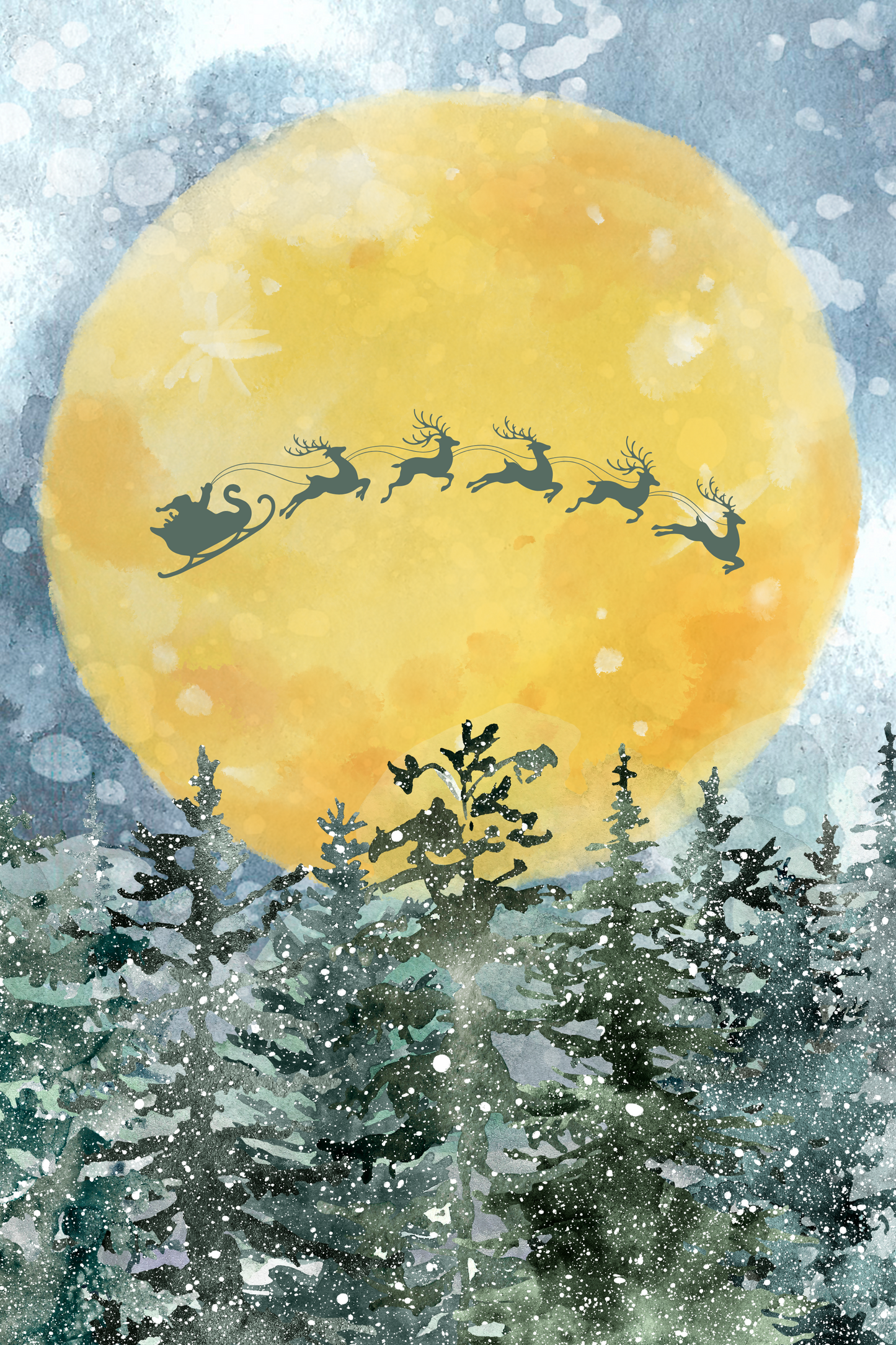 Tablou Camera Copiilor - Noaptea de Ajun (Tipărit)