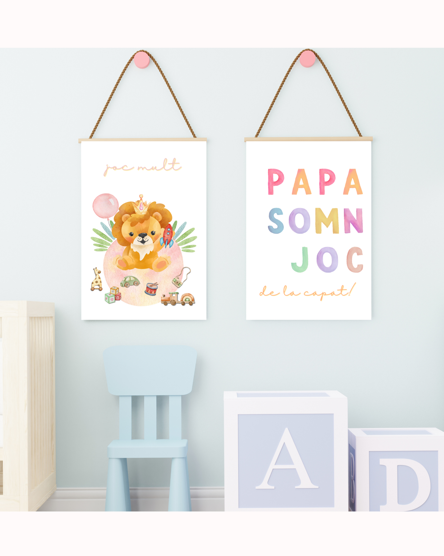 Tablou Camera Copiilor - Leuțul Text (Tipărit)