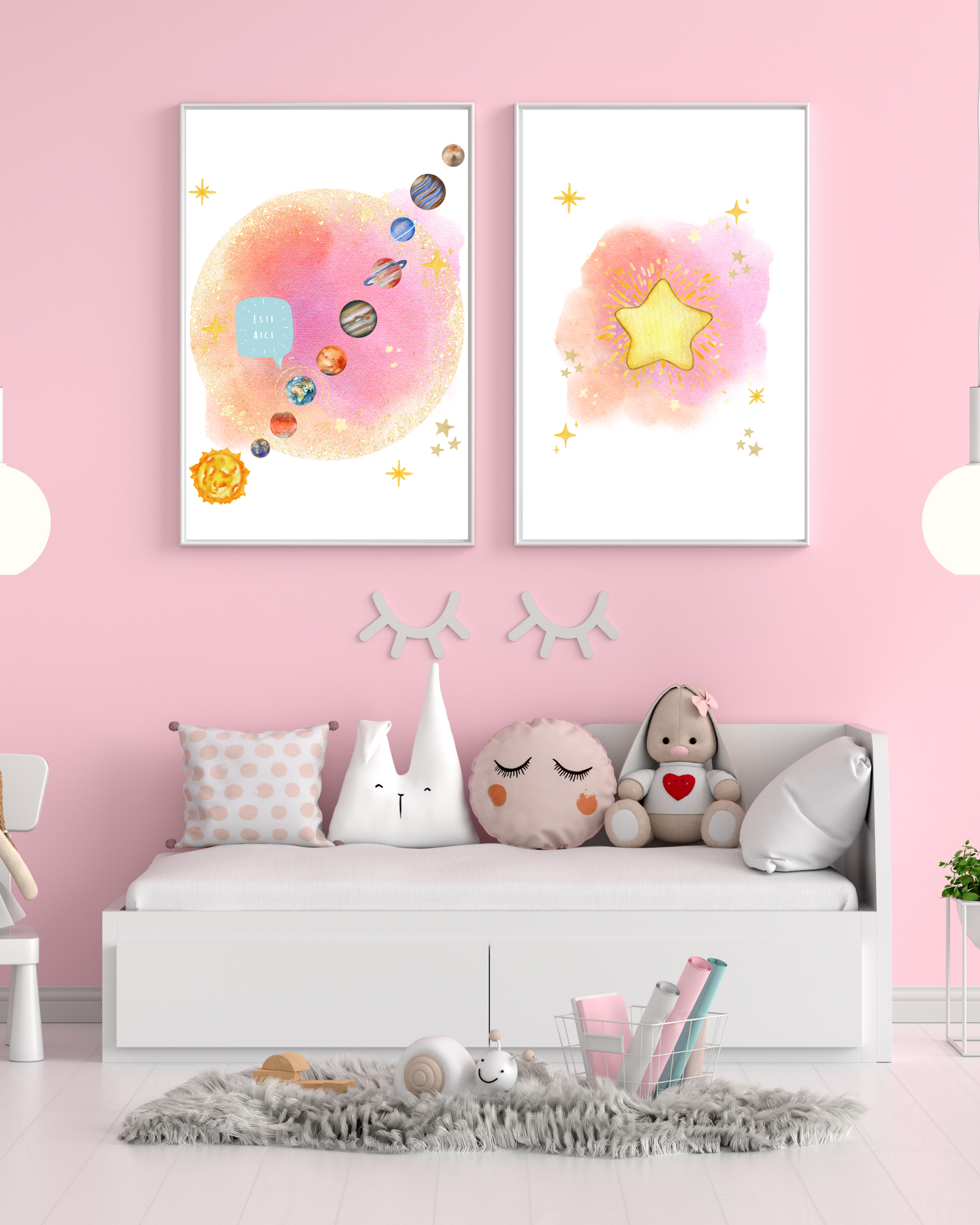 Tablou Camera Copiilor - Universul Meu (Digital)