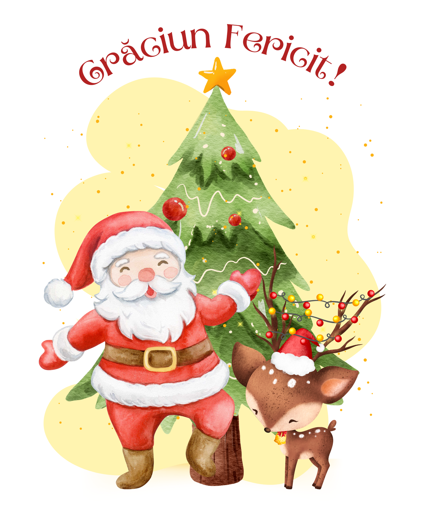 Tablou Camera Copiilor - Moș Crăciun (Tipărit)