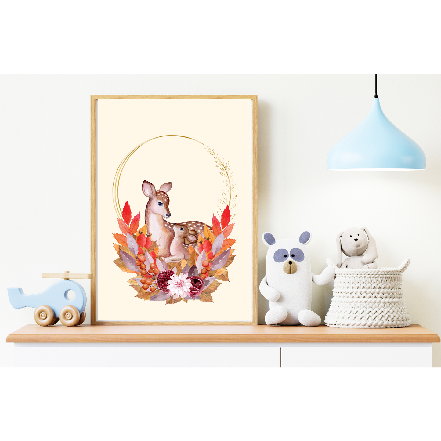 Tablou Camera Copiilor - Căprioară Mamă (Digital)