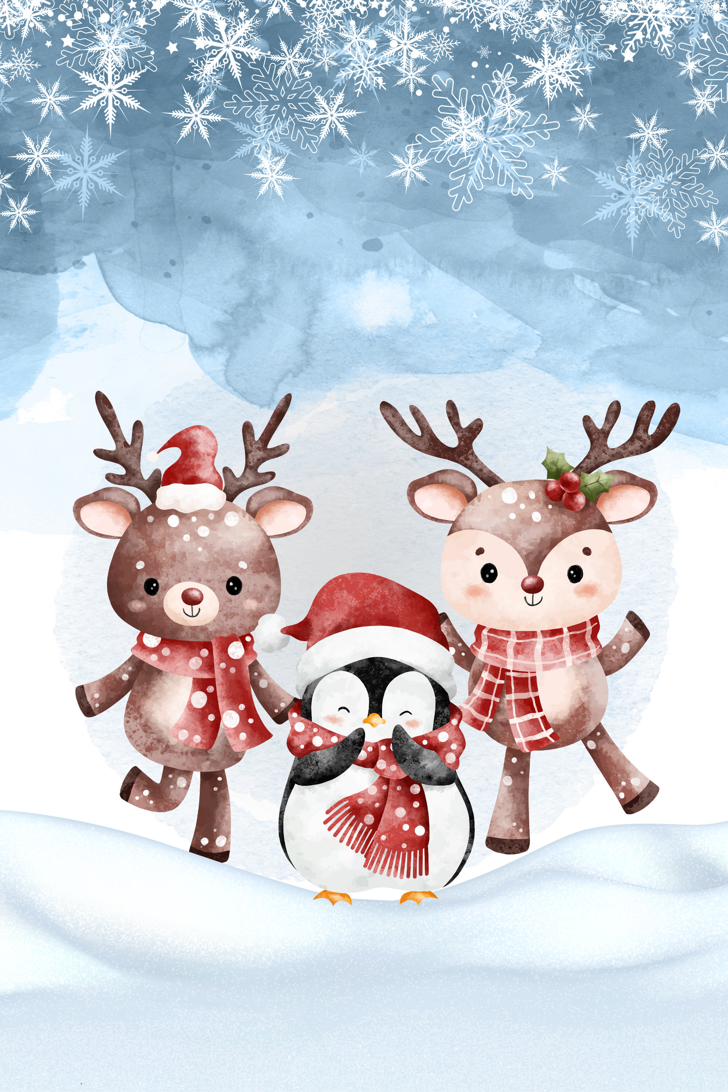 Tablou Camera Copiilor - La Zăpadă (Tipărit)