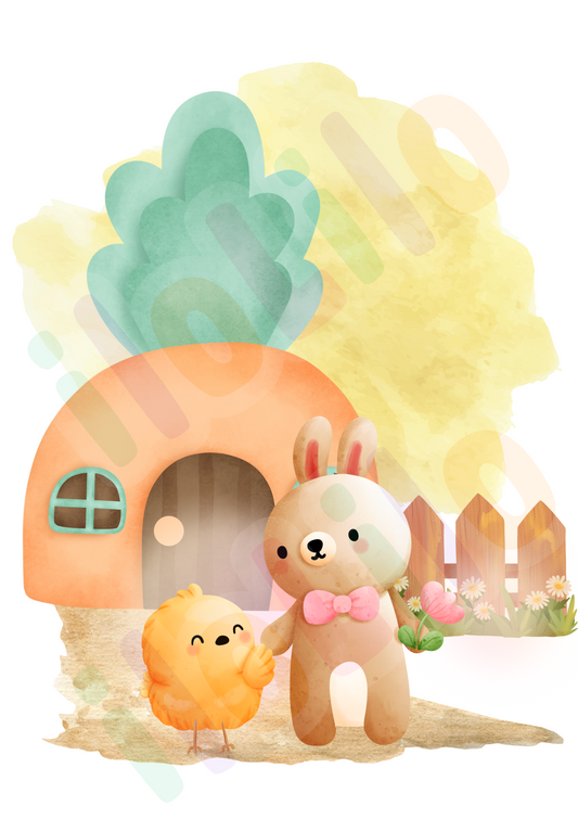 Decor de Paste tablouri, postere si ilustratii pentru camera copiilor, fetitelor, baietilor si a bebelusului. Idei decor de Pasti, cum decoram de Pasti, iepurasul, pui, oua vopsite, oua incondeiate, oua colorate de Pasti, Iepurasul, cadouri de iepuras, cadouri de paste