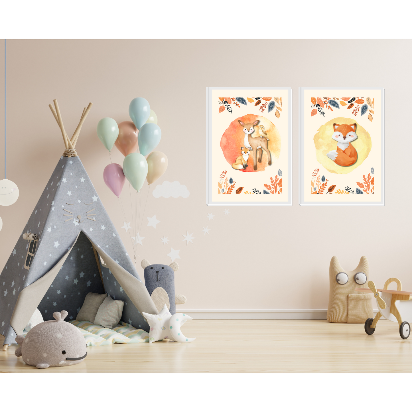 Tablou Camera Copiilor - Pădurea Fermecată (Digital)