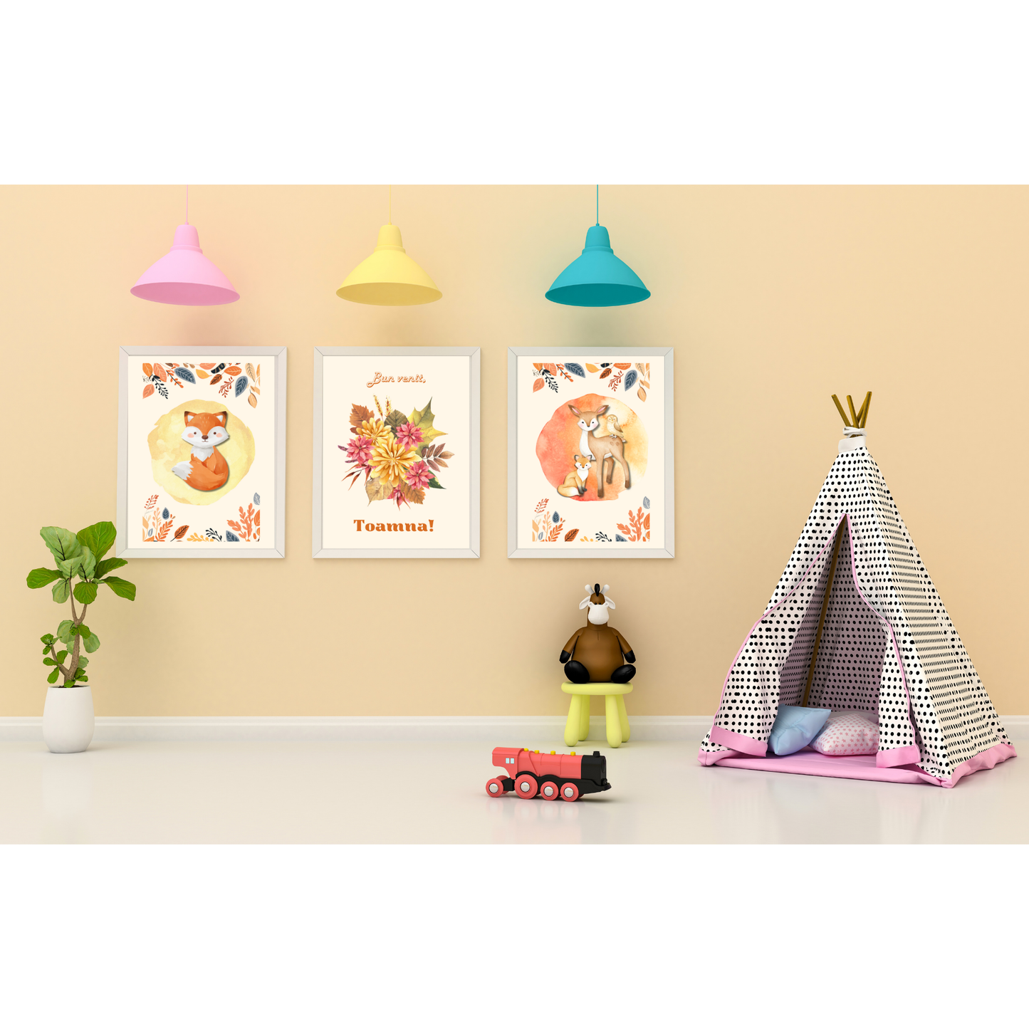 Tablou Camera Copiilor - Pădurea Fermecată (Digital)