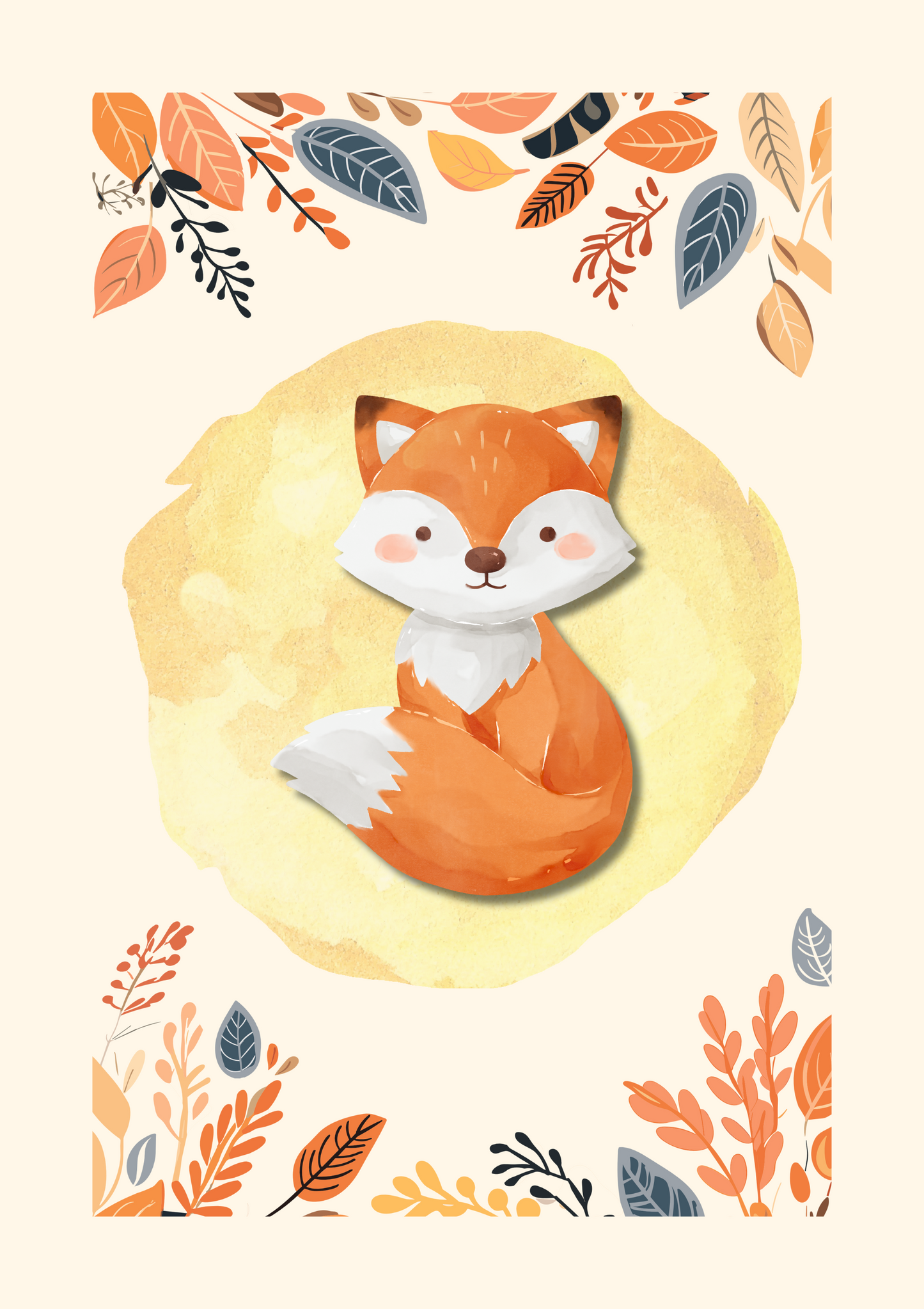 Tablou Camera Copiilor - Vulpița Arămie (Digital)